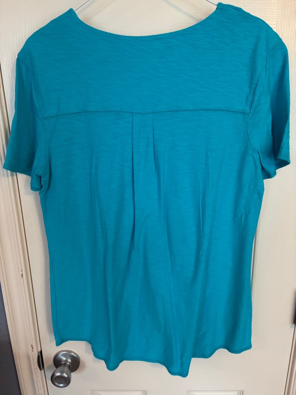 Westbound Teal V-Neck Short Sleeve Tee - Picture 3 of 3